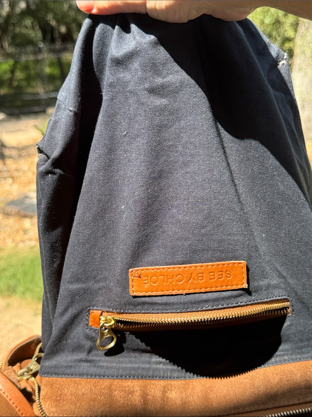 See By Chloe Tan Leather Hobo Shoulder Bag - Picture 8 of 17